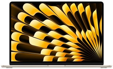 APPLE Laptop MacBook Air (2025) / Apple M4, 15.3", 2880x1864, 16 GB, 256 GB SSD, macOS, bež